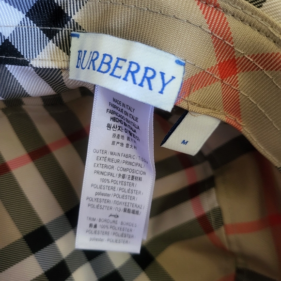Burberry Check EKD Bucket Hat..lightly used. - Picture 6 of 11
